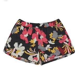 Patagonia Women's Floral Shorts - Black, Red, Yellow